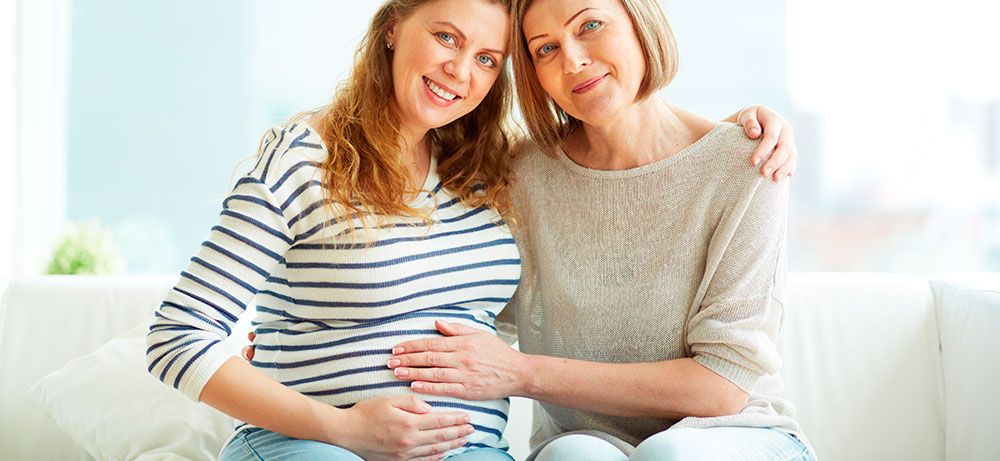 edad de la menopausia materna