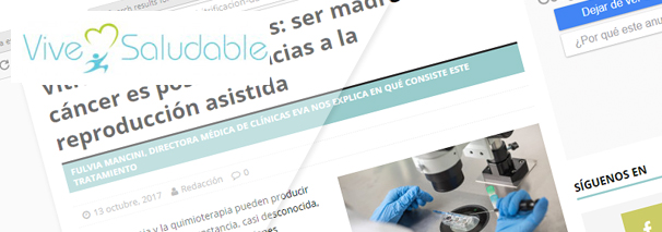 vitrificacion ovulos cancer
