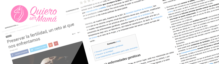 preservar la fertilidad